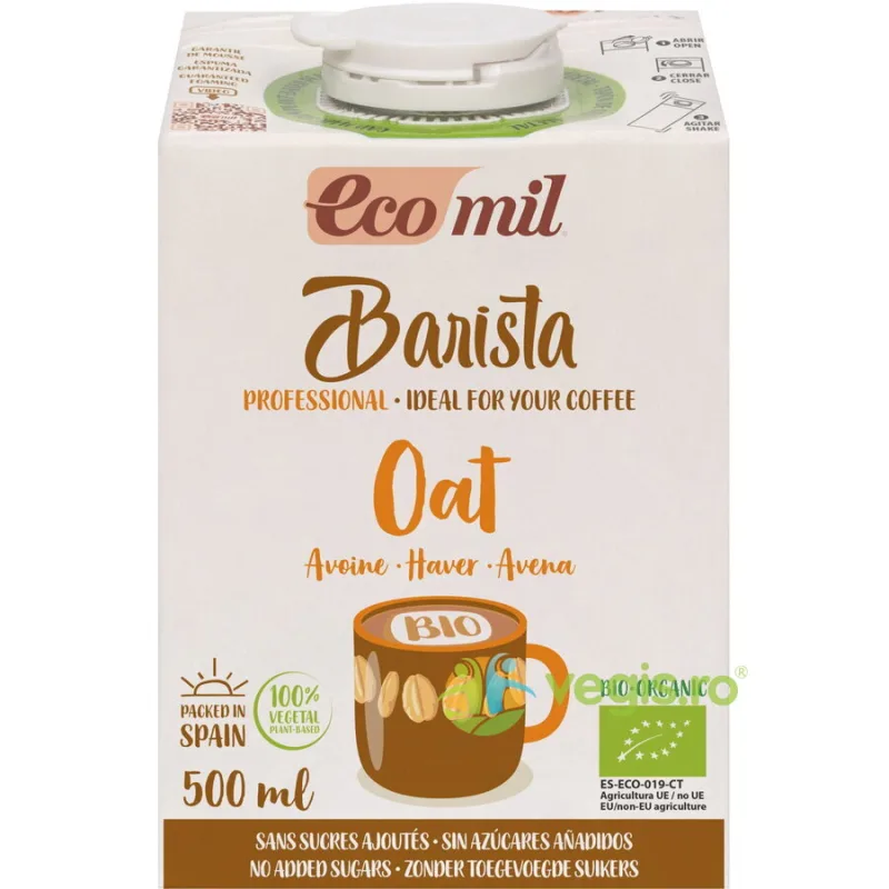 Bautura de Ovaz fara Zahar Adaugat Barista 500ml EcoMil — preț și oferte