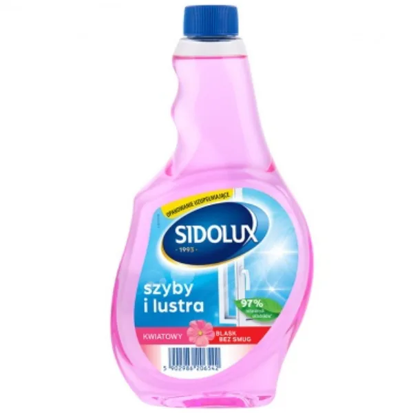 Rezerva solutie curatare geamuri Floral Sidolux Crystal, Lakma | 500 ml LAKMA INFINITY — preț și oferte