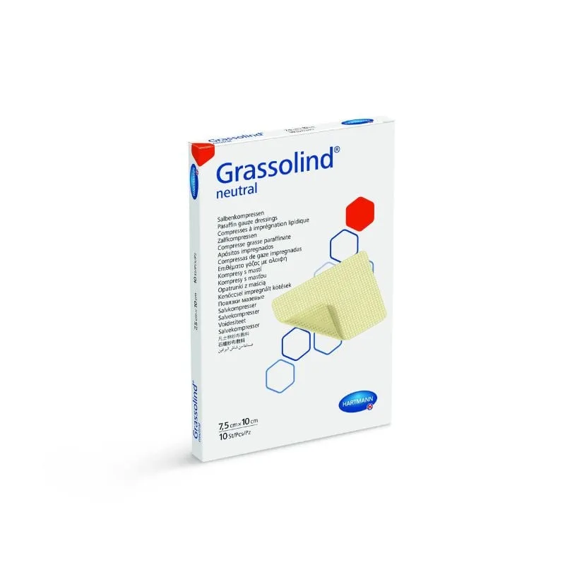 Pansament cu unguent Grassolind 7.5x10cm, 10 bucati, HartMann — preț și oferte