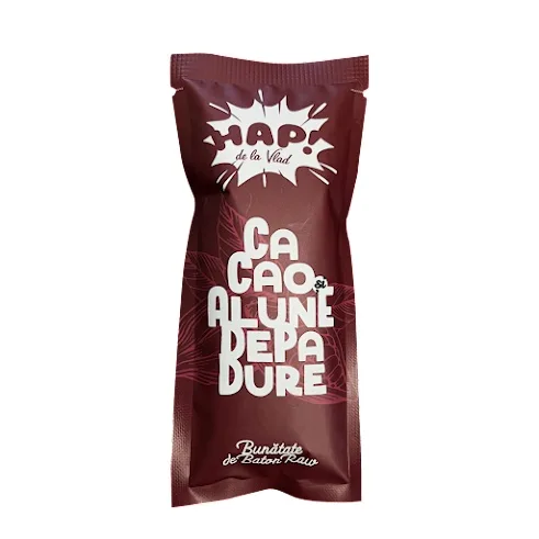 Baton raw vegan Cacao și alune, 45g HAP! de la Vlad — preț și oferte