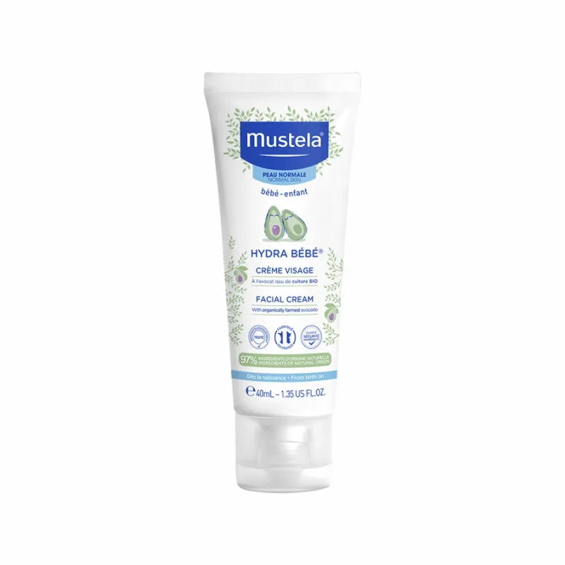 Cremă Hidratantă de Față pentru Piele Normală Hydra Bébé, 40 ml, Mustela — preț și oferte