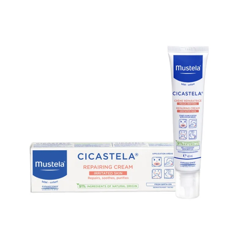 Cremă Reparatoare pentru Piele Iritată Cicastela, 40 ml, Mustela — preț și oferte