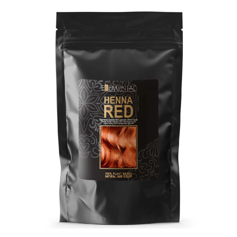 Pudra vegetala Henna roscat, 100 g, Ellemental — preț și oferte
