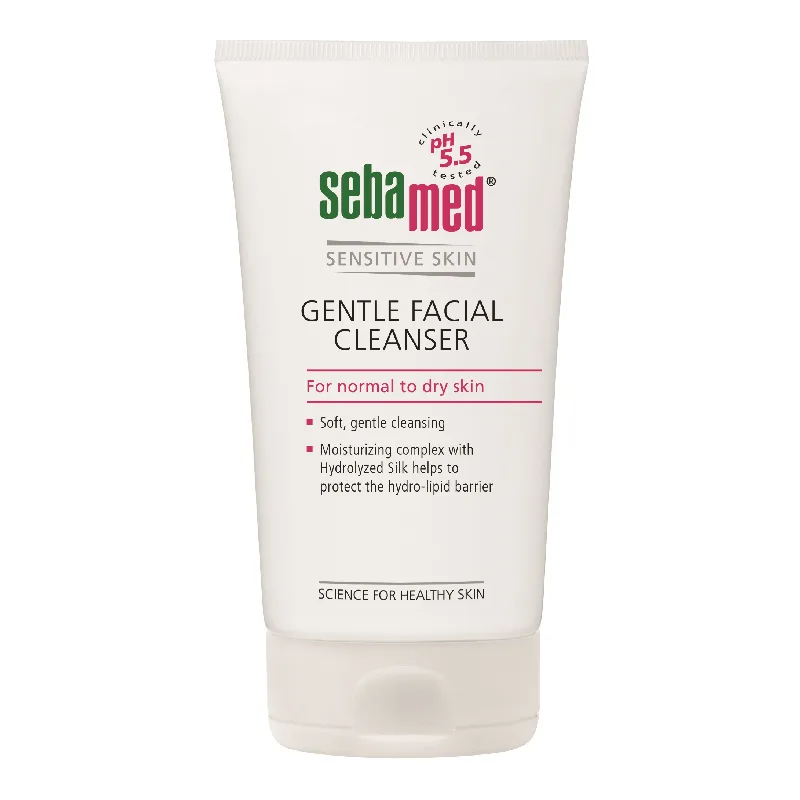 Gel dermatologic de curatare pentru fata, ten uscat si normal, 150 ml, Sebamed — preț și oferte