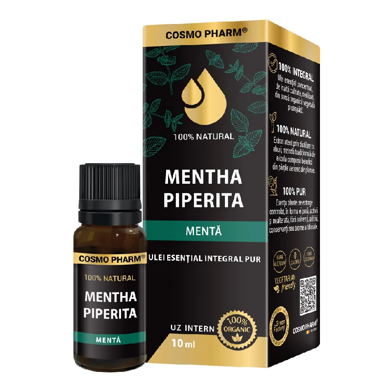 Ulei Esential de Menta, 10ml, Cosmo Pharm — preț și oferte