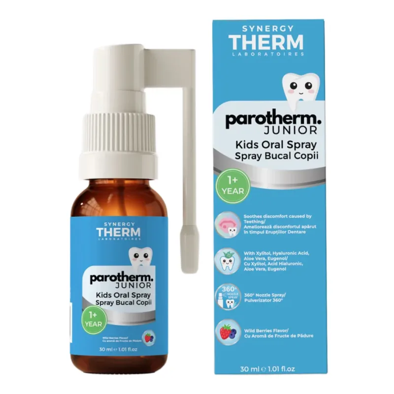 Spray Bucal Junior Parotherm, 30 ml, Synergy Therm — preț și oferte