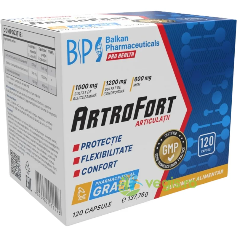 ArtroFort 120cps Balkan Pharmaceuticals — preț și oferte