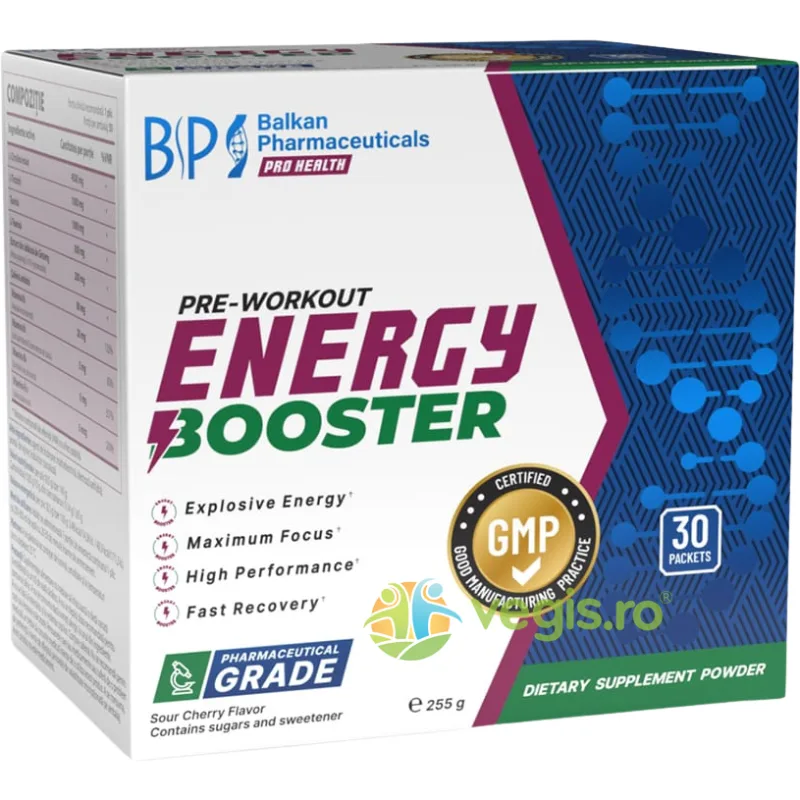 Energy Booster 30 plicuri Balkan Pharmaceuticals — preț și oferte