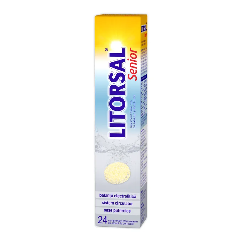 Litorsal Senior, 24 comprimate efervescente, Zdrovit — preț și oferte