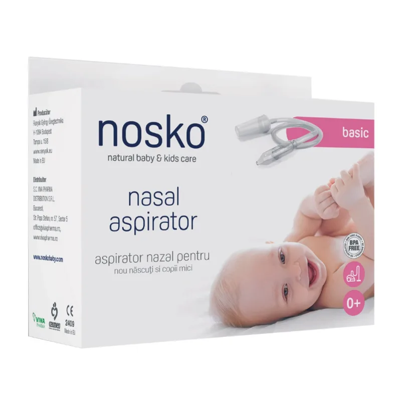 Nasko Baby aspirator nazal pentru nou nascuti si copii, 0+luni NOSKO — preț și oferte