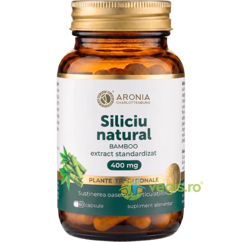 Siliciu Natural 400mg 60cps Aronia Charlottenburg — preț și oferte