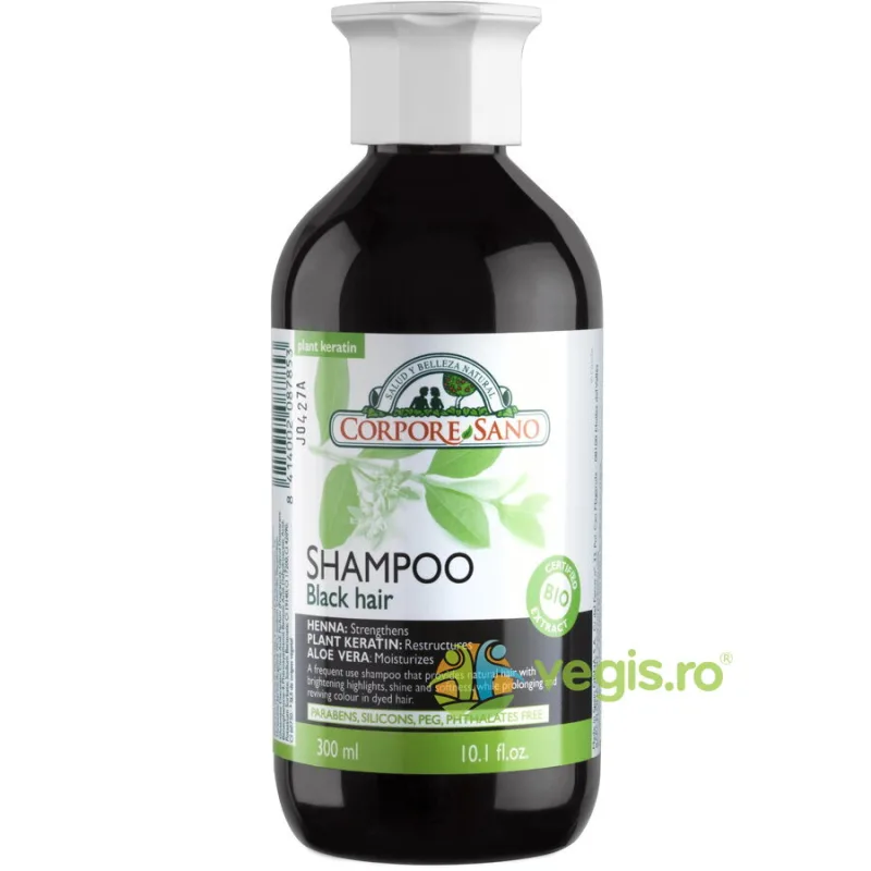 Sampon cu Henna pentru Par Brunet 300ml Corpore Sano — preț și oferte