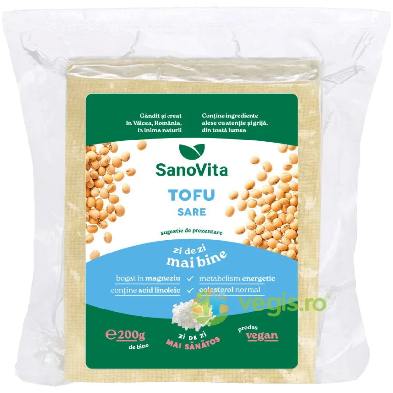 Tofu cu Sare (Sterilizat) 200g SANOVITA — preț și oferte