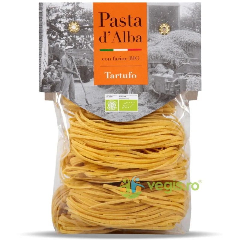 Paste Tajarin din Grau Dur, Oua si Trufe Ecologice/Bio 250g PASTA D'ALBA — preț și oferte