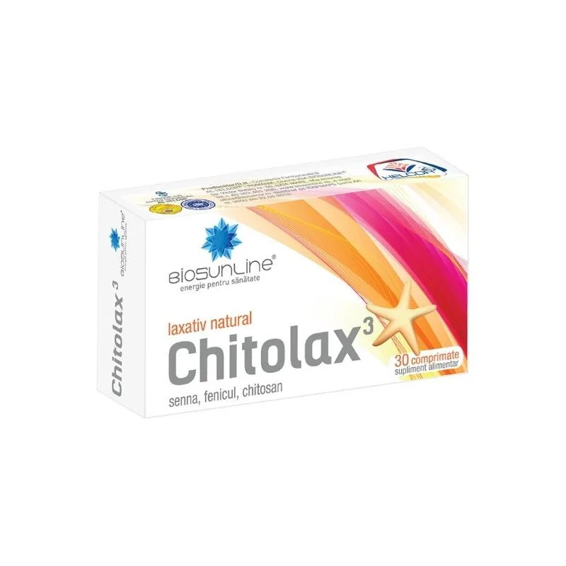 Chitolax, 30 comprimate, Helcor HELCOR BAIA MARE — preț și oferte
