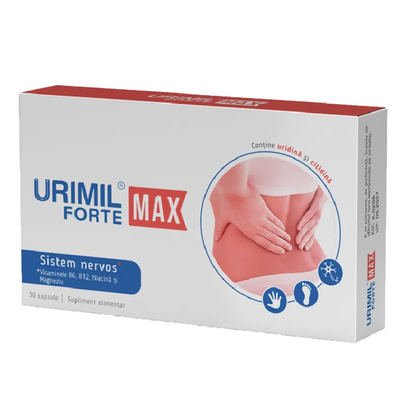 Urimil Forte Max, 30 capsule, Naturpharma — preț și oferte