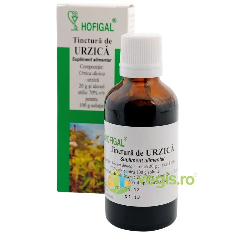 Tinctura de Urzica 50ml HOFIGAL — preț și oferte