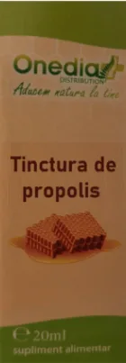 Tinctura de propolis, 20ml - Onedia — preț și oferte