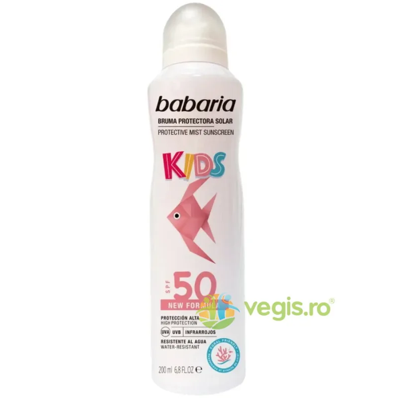 Spray cu Protectie Solara pentru Copii SPF50 200ml BABARIA — preț și oferte