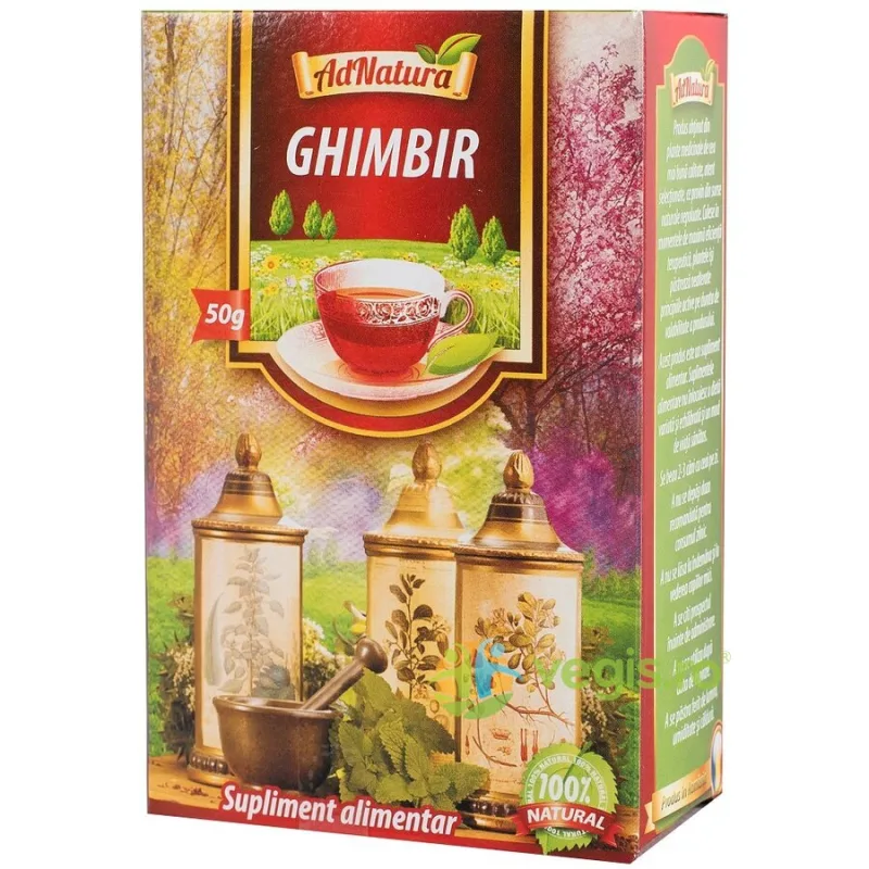 Ceai de Ghimbir 50g ADNATURA — preț și oferte