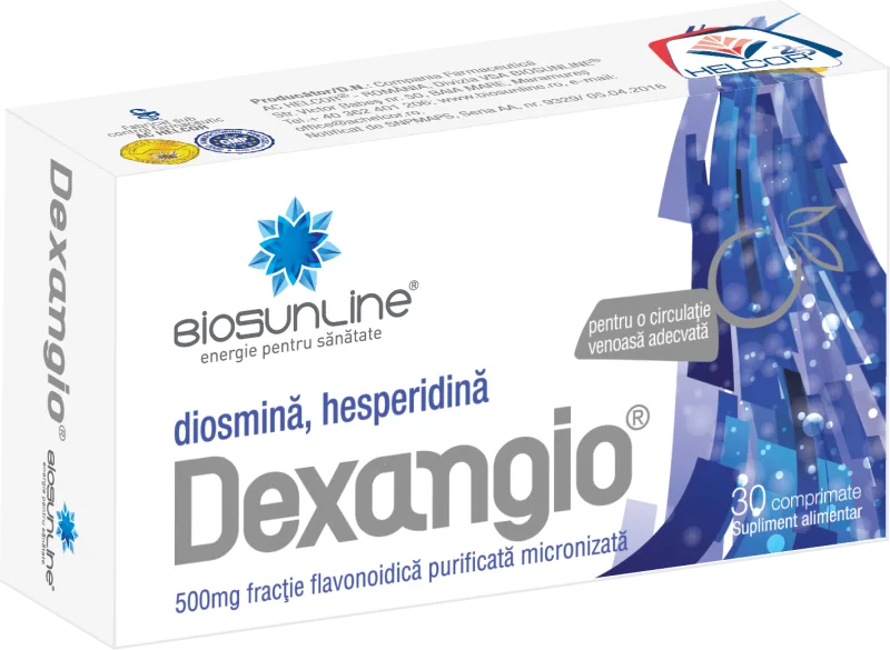 Dexangio, Helcor | 30 comprimate — preț și oferte