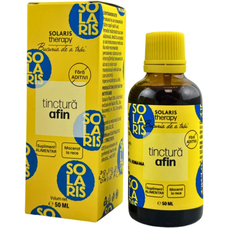 Tinctura de Afin 50ml SOLARIS — preț și oferte