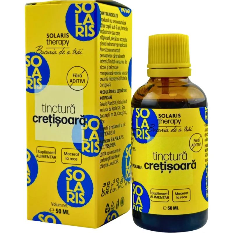 Tinctura de Cretisoara 50ml SOLARIS — preț și oferte