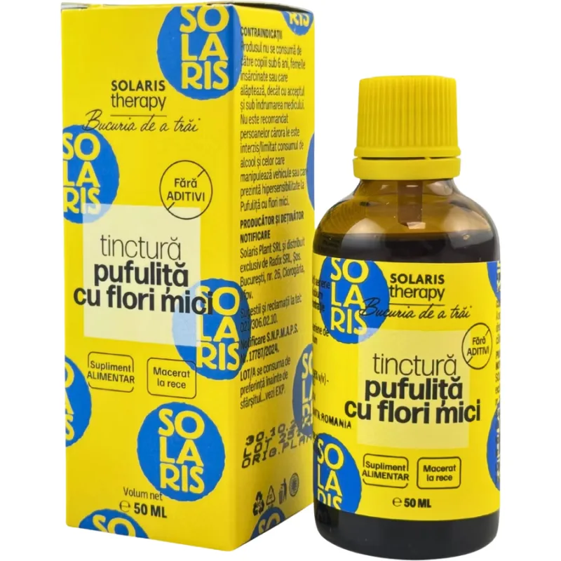 Tinctura de Pufulita cu Flori Mici 50ml SOLARIS — preț și oferte