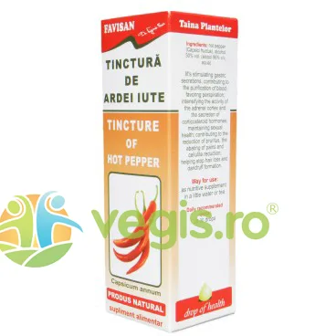 Tinctura de Ardei Iute 50ml Favisan — preț și oferte