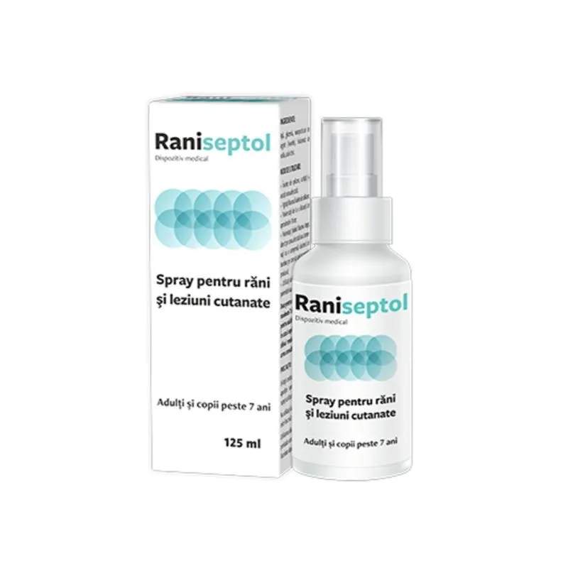 Raniseptol Spray pentru rani si leziuni cutanate | 125 ml NP PHARMA — preț și oferte