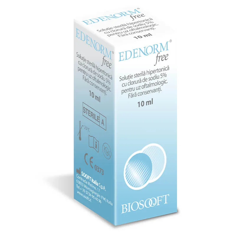 Solutie oftalmica Edenorm Free, Biosooft | 10 ml — preț și oferte