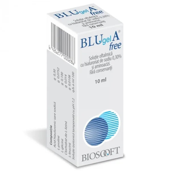 Solutie oftalmica Blu Gel A Free, Biosooft | 10 ml — preț și oferte