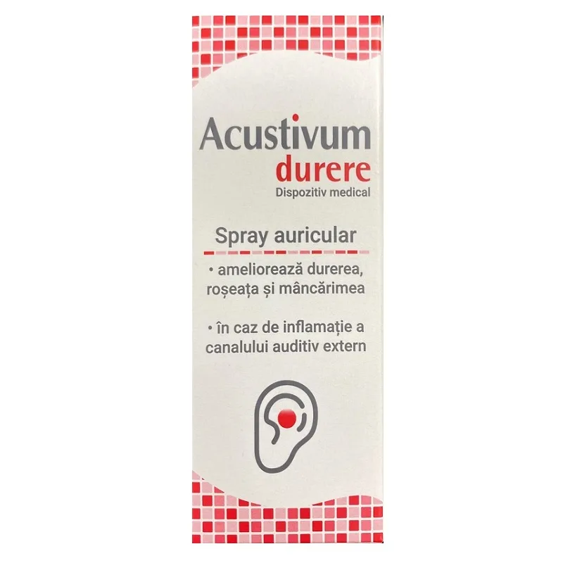 Spray auricular Acustivum durere, NP Pharma | 20 ml — preț și oferte