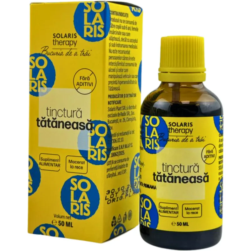 Tinctura de Tataneasa 50ml SOLARIS — preț și oferte