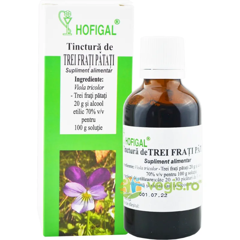 Tinctura Trei Frati Patati 50ml HOFIGAL — preț și oferte