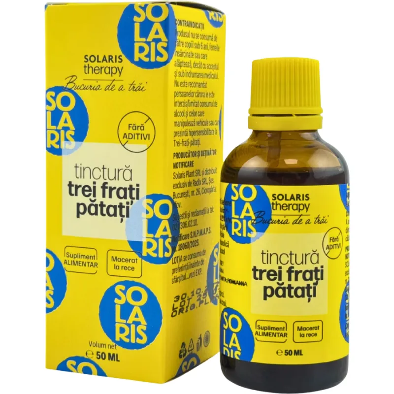 Tinctura Trei Frati Patati 50ml SOLARIS — preț și oferte