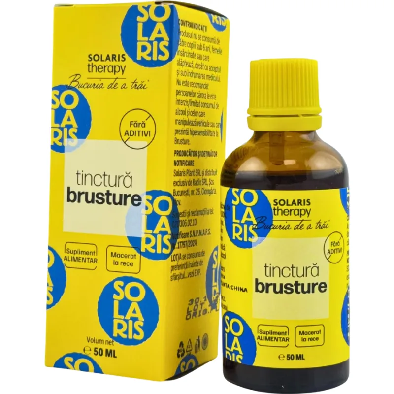 Tinctura de Brusture 50ml SOLARIS — preț și oferte