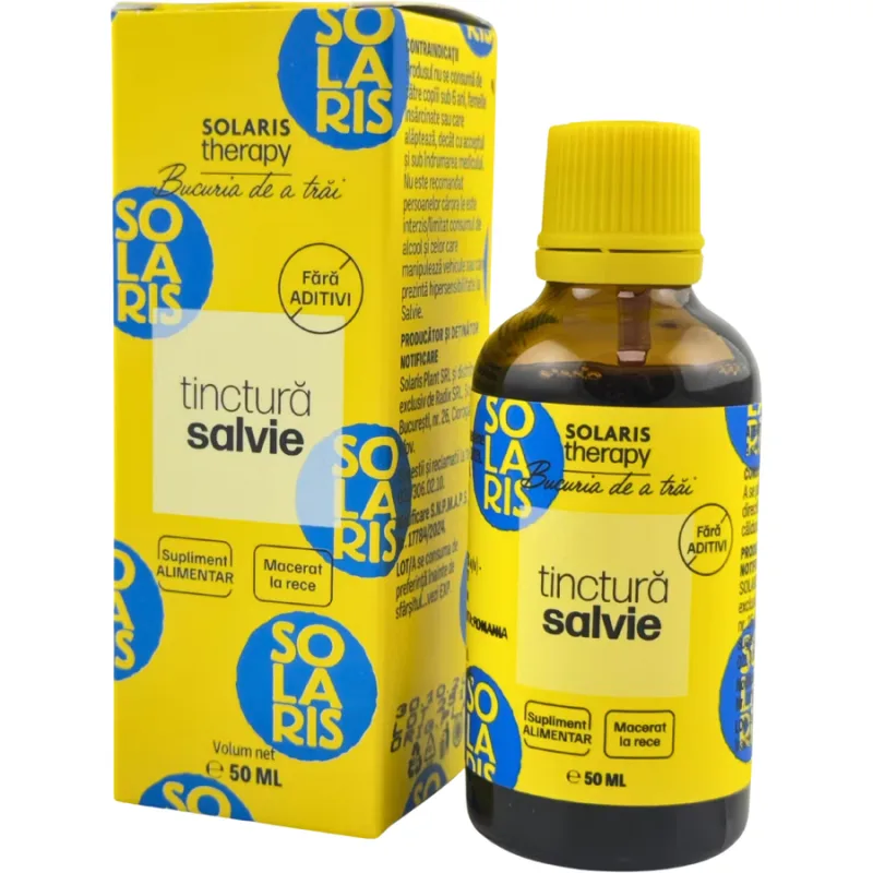 Tinctura de Salvie 50ml SOLARIS — preț și oferte