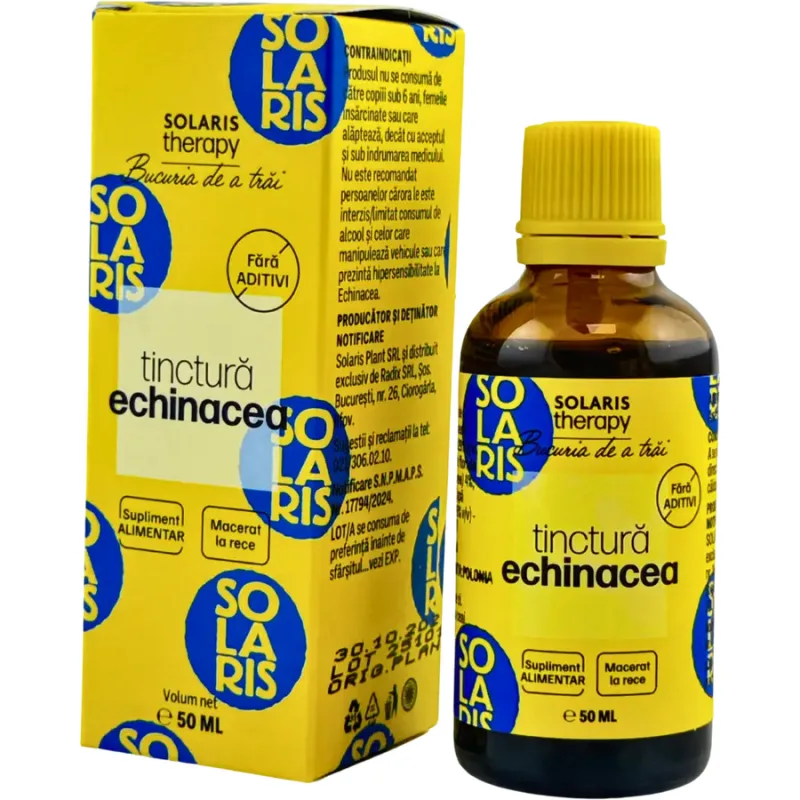 Tinctura de Echinacea 50ml SOLARIS — preț și oferte