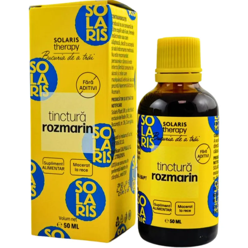 Tinctura de Rozmarin 50ml SOLARIS — preț și oferte