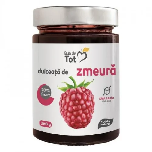 Dulceata de Zmeura, 360g, Bun de Tot — preț și oferte