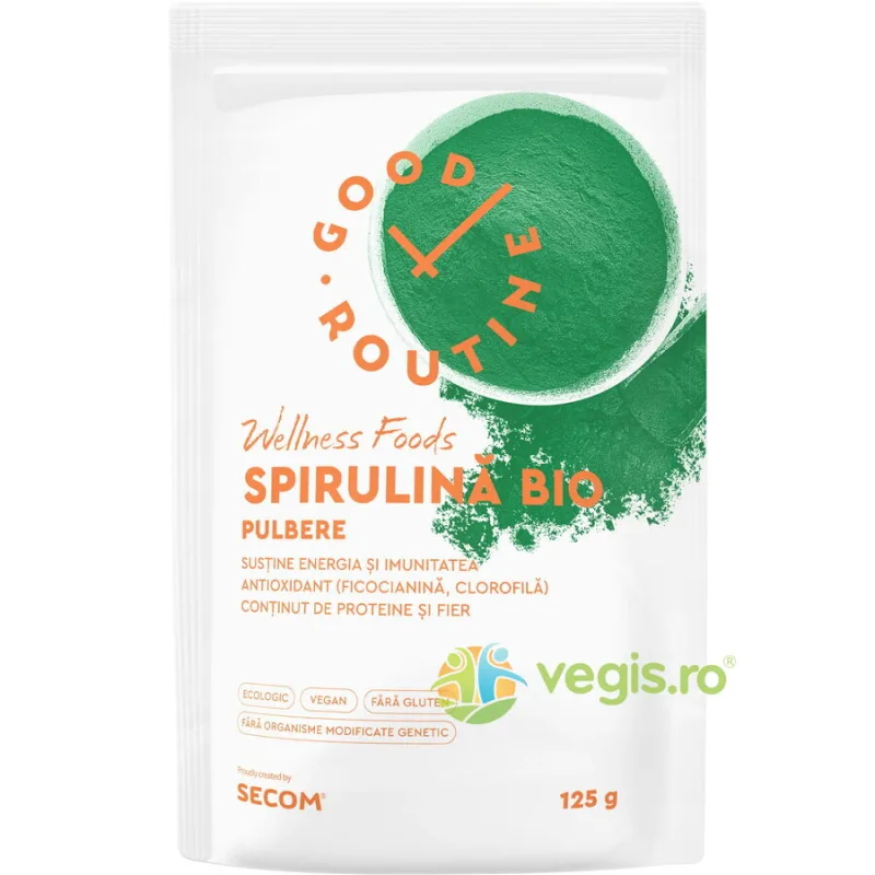 Spirulina Pulbere Ecologica/Bio 125g GOOD ROUTINE — preț și oferte