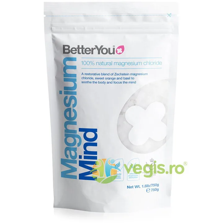 Fulgi de Baie cu Magneziu pentru Echilibru Emotional 750g BETTER YOU — preț și oferte