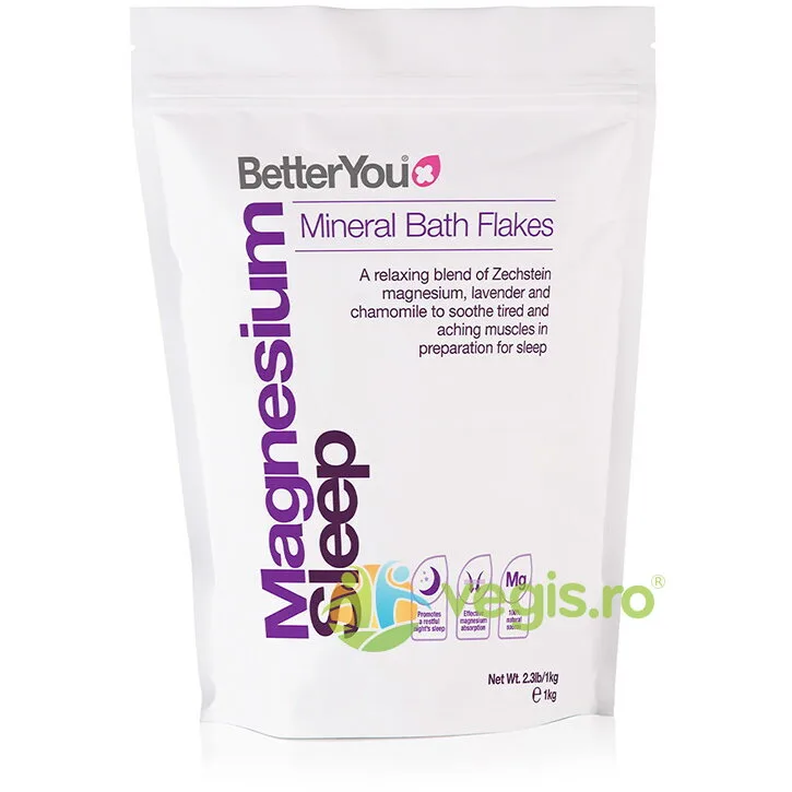 Fulgi de Baie cu Magneziu pentru Somn Odihnitor 1kg BETTER YOU — preț și oferte