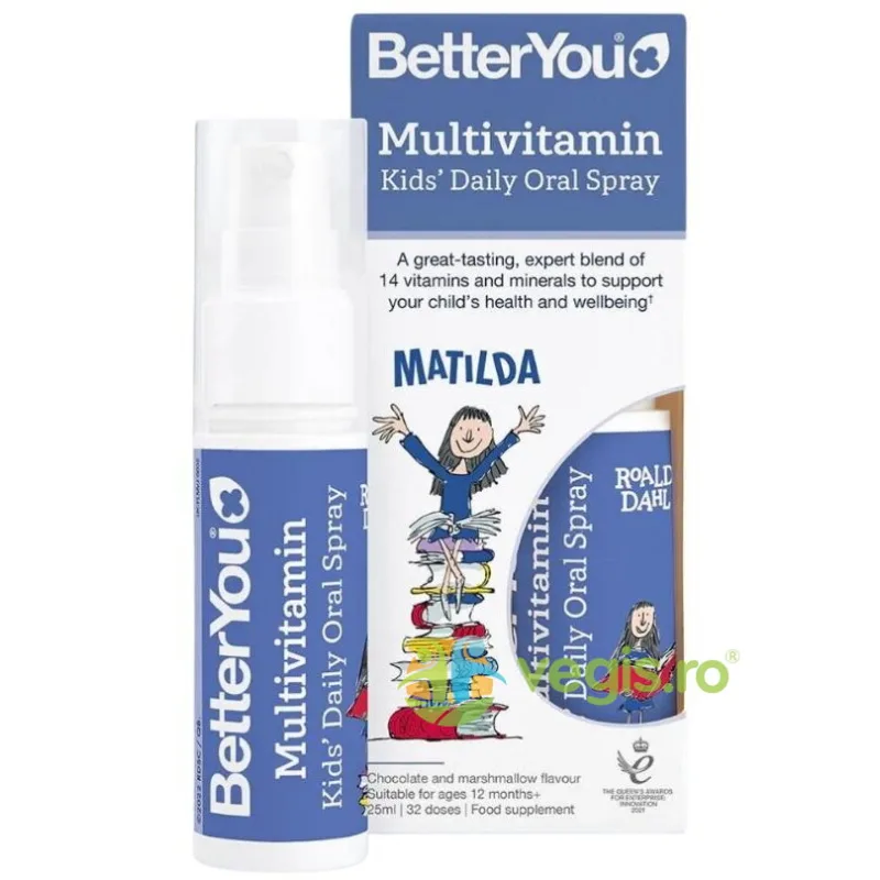Multivitamin Kids Spray Oral 25ml BETTER YOU — preț și oferte