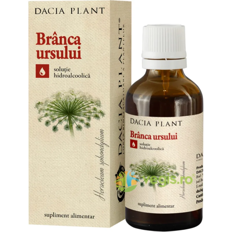 Tinctura De Branca Ursului 50ml DACIA PLANT — preț și oferte