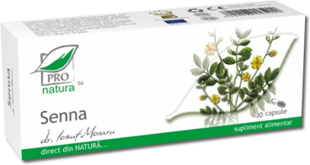 Senna, 30 capsule, Medica - Pro Natura — preț și oferte