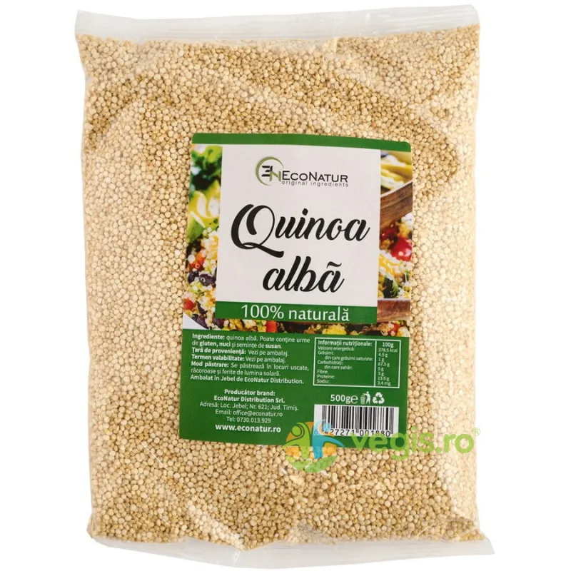 Quinoa Alba 500g ECONATUR — preț și oferte