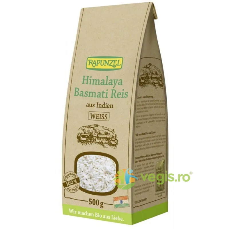 Orez Basmati Alb Ecologic/Bio 500g Rapunzel — preț și oferte