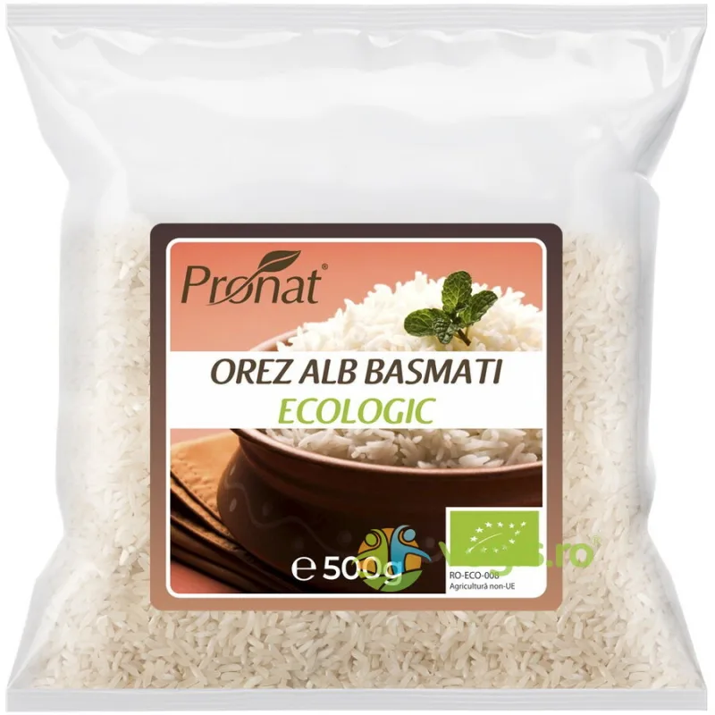 Orez Alb Basmati Ecologic/Bio 500g PRONAT — preț și oferte